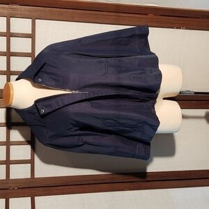 Old Navy A-line Navy Raincoat Sz M